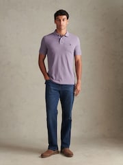 Lila - U.S. Polo Assn. Double Horsemen Polo-Shirt - Bild 3 von 7
