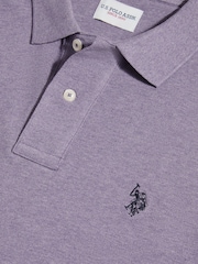 Lila - U.S. Polo Assn. Double Horsemen Polo-Shirt - Bild 6 von 7