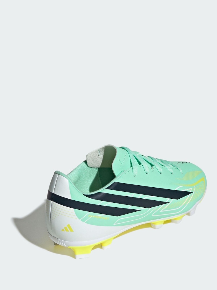 adidas Green F50 Hyperfast Club Firm Ground / Multi Ground Football Boots - Image 2 of 4 adidas Green F50 Hyperfast Club Firm Ground / Multi Ground Football Boots - Image 2 of 4