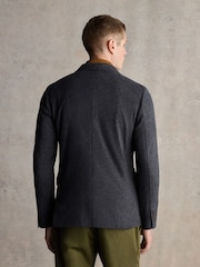 Barbour® Grey Jersey Blazer - Image 3 of 6