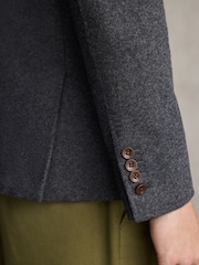 Barbour® Grey Jersey Blazer - Image 6 of 6