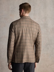 Barbour® Taupe Brown Slim Fit Blazer - Image 2 of 5