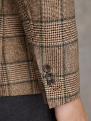 Barbour® Taupe Brown Slim Fit Blazer - Image 3 of 5