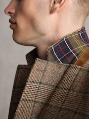 Barbour® Taupe Brown Slim Fit Blazer - Image 4 of 5
