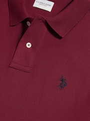 Beerenrot - U.S. Polo Assn. Double Horsemen Polo-Shirt - Bild 7 von 8