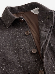 Barbour® Brown Heavyweight Coat - Image 8 of 12