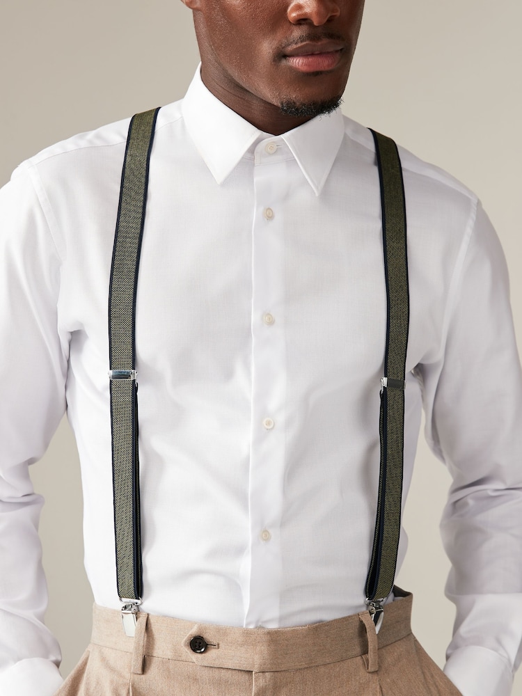 أخضر/أزرق - حمالات بحواف متباينة - صورة 1 من 1