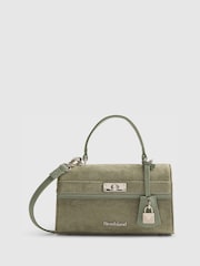 River Island Green Lock Front Tote Bag - Image 2 of 6