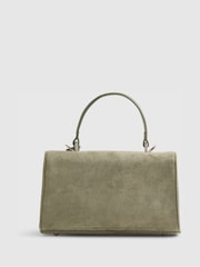 River Island Green Lock Front Tote Bag - Image 3 of 6