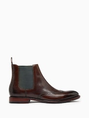 Oliver Sweeney Brown Hand Finished Leather Boots - Image 1 of 4