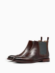 Oliver Sweeney Brown Hand Finished Leather Boots - Image 3 of 4