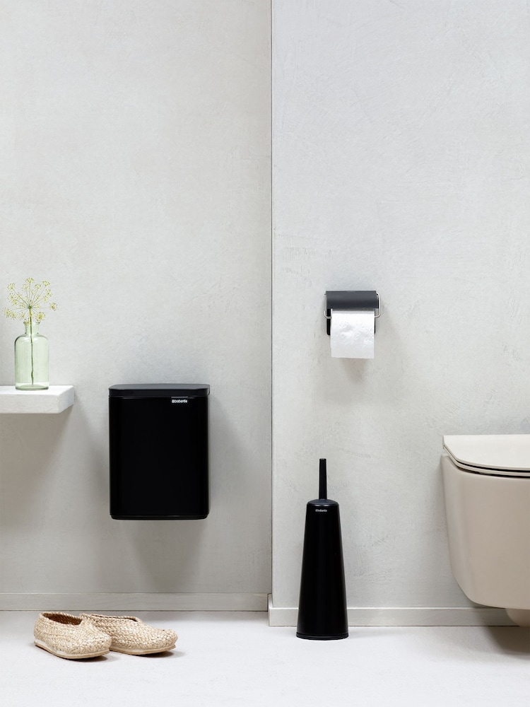 Brabantia Black Bo  Hi 7L Waste Bin - Image 1 of 10