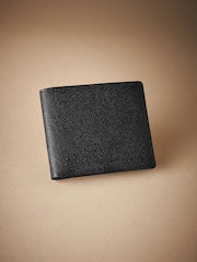 Black Signature Textured Leather Wallet - Image 1 of 3