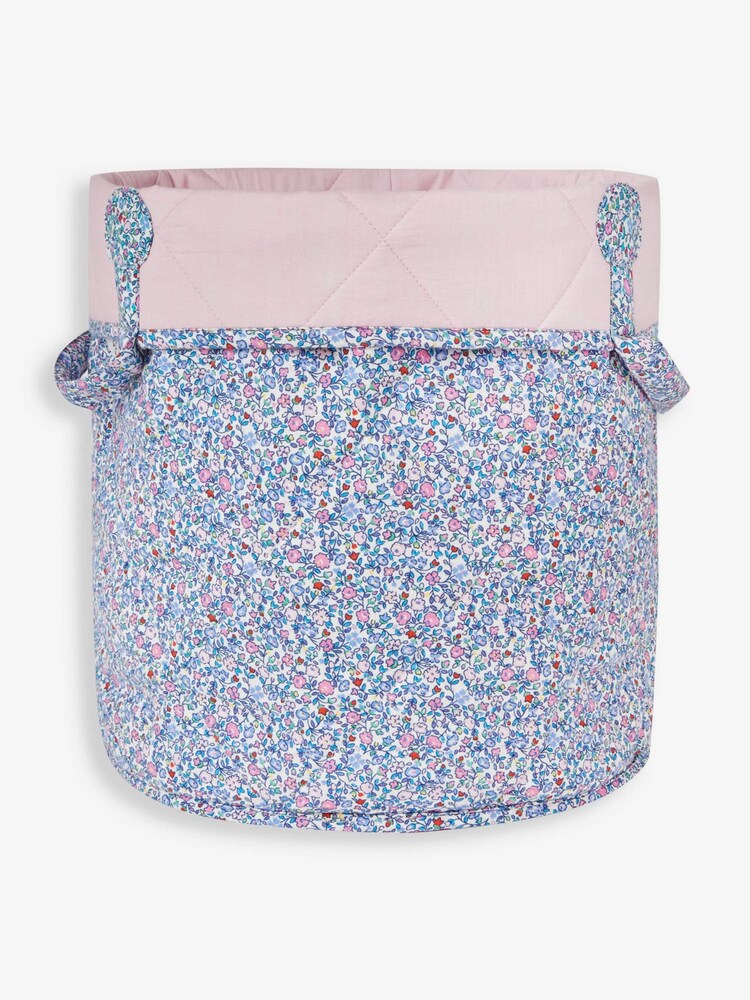 JoJo Maman Bébé Mouse Ditsy Floral Soft Storage Basket - Image 2 of 4