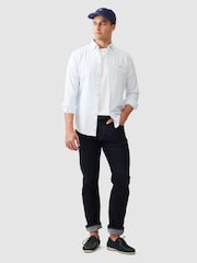 Rodd & Gunn Light Blue Oxford Lakeside Stripe Sport Fit Shirt - Image 3 of 5