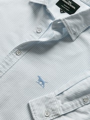 Rodd & Gunn Light Blue Oxford Lakeside Stripe Sport Fit Shirt - Image 5 of 5