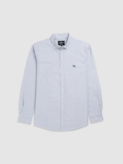 Rodd & Gunn Blue Oxford Lakeside Stripe Sport Fit Shirt - Image 4 of 5