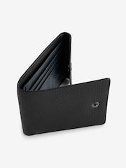 Black N Logo Leather Envelope Popper Wallet - Image 2 of 4