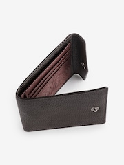 Brown N Logo Leather Envelope Popper Wallet - Image 2 of 4