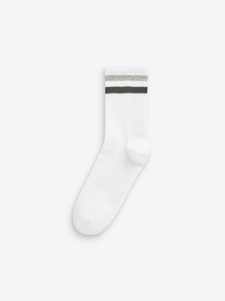 Czarny/biały/szary - Arch Support Ankle Socks 3 Pack - Image 3 of 4