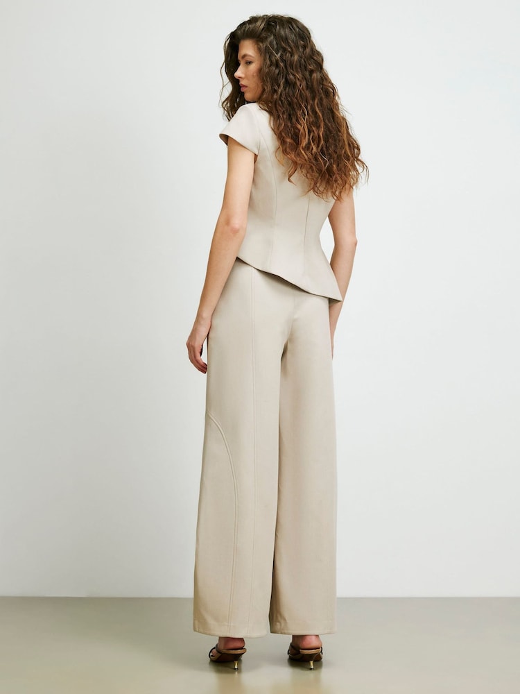River Island Brown Bubble Hem Hareem Trousers - Image 4 of 4 River Island Brown Bubble Hem Hareem Trousers - Image 4 of 4