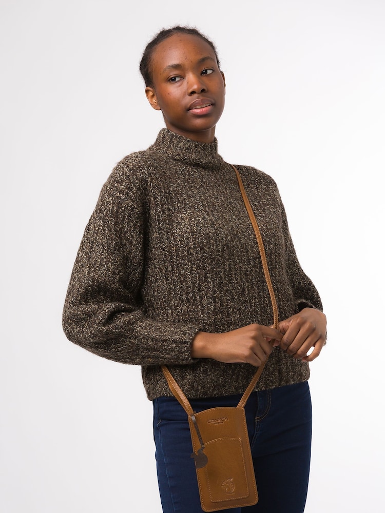 Conkca Siren Leather Cross-Body Phone Bag - Image 5 of 5