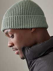 Verde salvia - Gorro de punto - Imagen 2 de 5