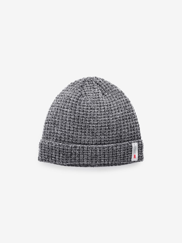 Black/Grey Thinsulate™ Beanie Hats 2 Pack - Image 2 of 5