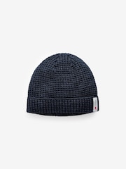 Navy Blue/Charcoal Grey Thinsulate™ Beanie Hats 2 Pack - Image 3 of 5