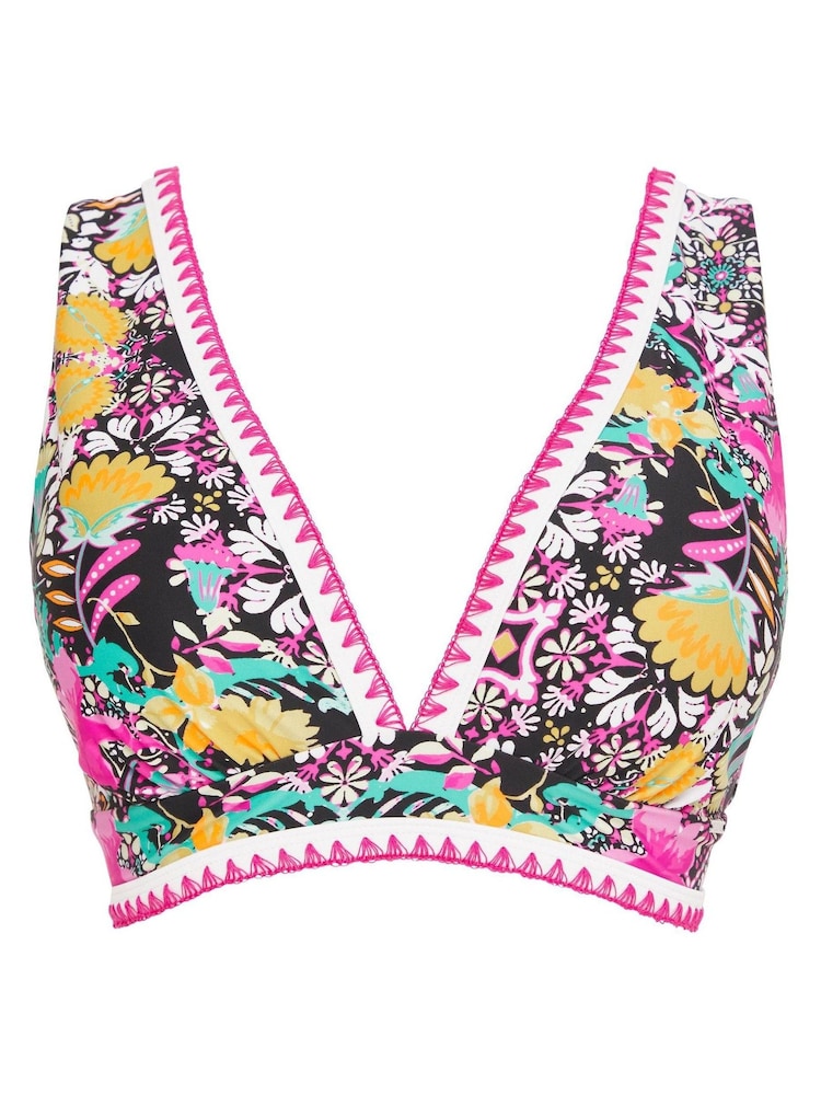 Figleaves Frida Weiches Bikinioberteil mit Blumenprint und tiefem Ausschnitt, Rosa - Bild 5 von 5 Figleaves Frida Weiches Bikinioberteil mit Blumenprint und tiefem Ausschnitt, Rosa - Bild 5 von 5