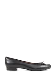 Jones Bootmaker Cream Soleil Leather Low Ballet Shoes - Image 1 of 6