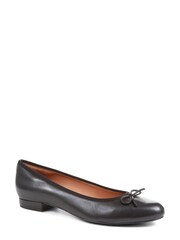 Jones Bootmaker Cream Soleil Leather Low Ballet Shoes - Image 2 of 6