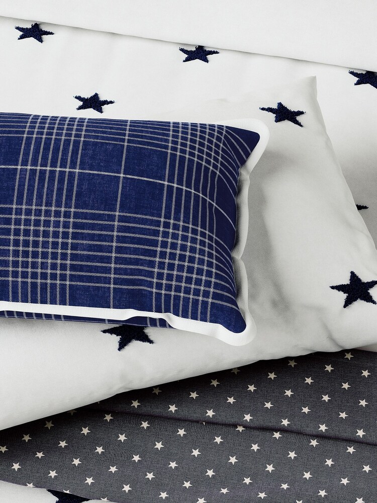 Helena Springfield White Star Duvet Cover and Pillowcase Set - Image 2 of 4 Helena Springfield White Star Duvet Cover and Pillowcase Set - Image 2 of 4