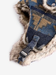 Multi Geometric Print Trapper Hat - Image 4 of 4