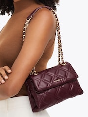 Carvela Red Mini Rosa Chain Shoulder Bag - Image 1 of 6