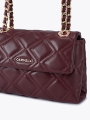 Carvela Red Mini Rosa Chain Shoulder Bag - Image 6 of 6