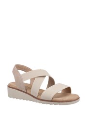 Fleet & Foster Cream Freesia Sandals - Image 1 of 4