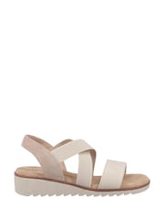 Fleet & Foster Cream Freesia Sandals - Image 2 of 4
