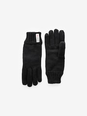 Black Thinsulate Knitted Gloves - Image 1 of 3