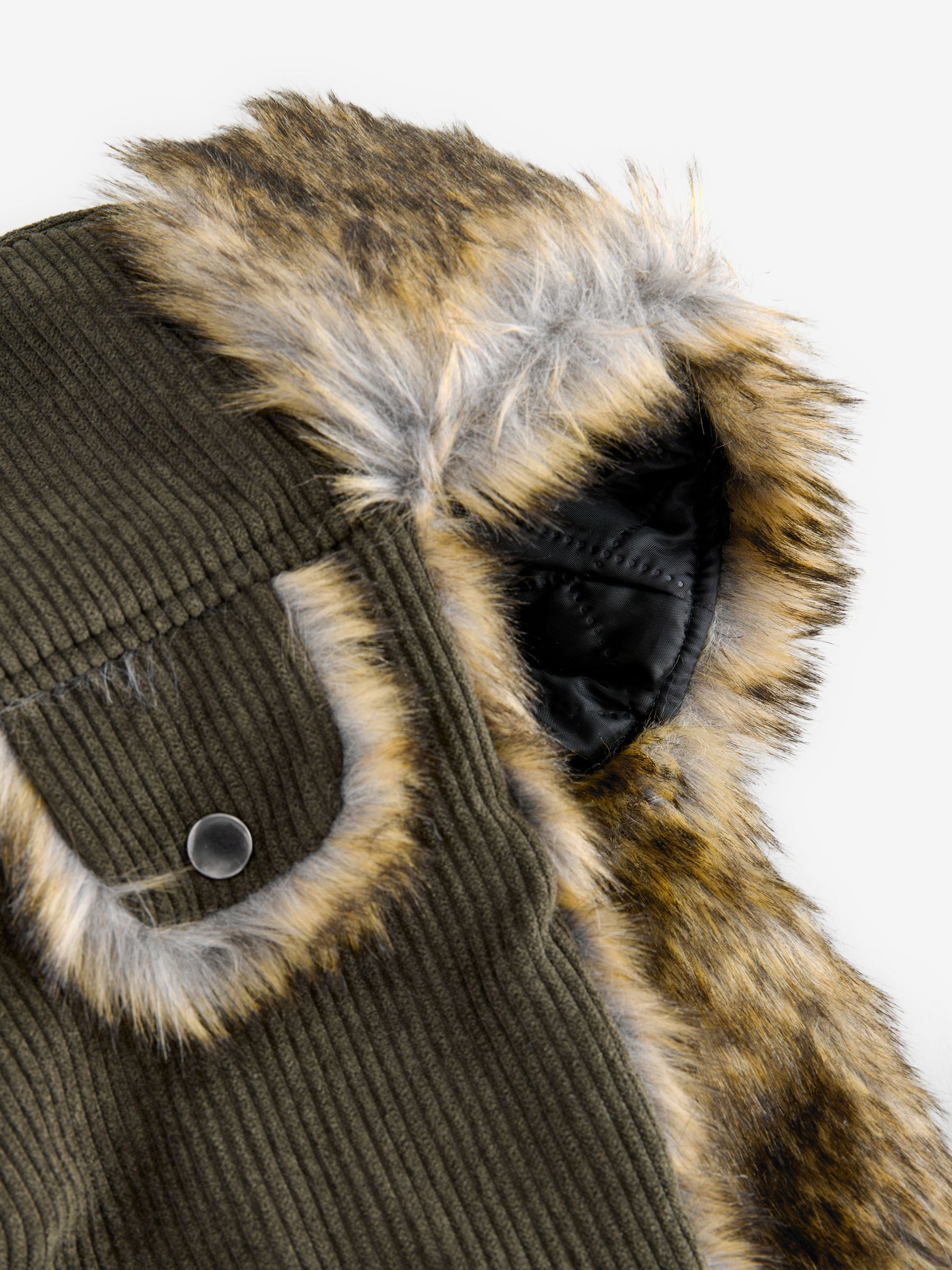 Buy Khaki Green Corduroy Trapper Hat from Next Netherlands Buy Khaki Green Corduroy Trapper Hat from Next Netherlands