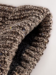 Neutral Neppy Twist Beanie - Image 5 of 5