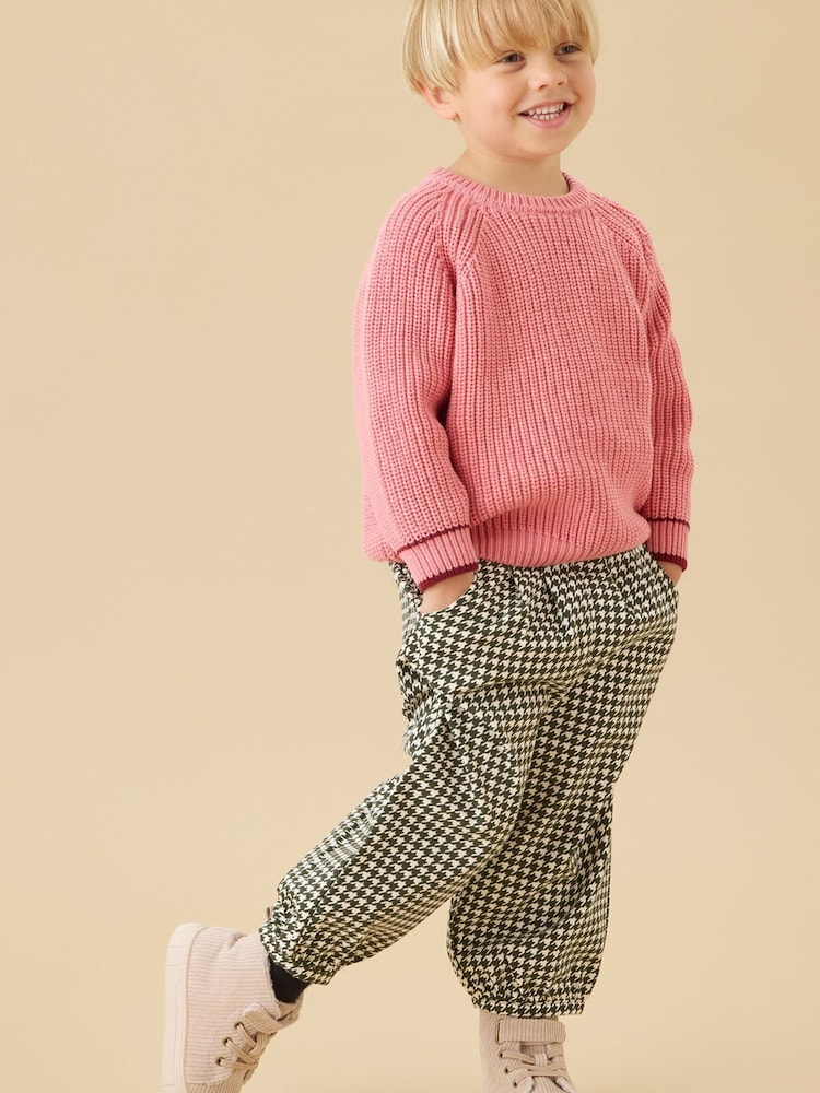 Rosa - KIDLY by MORI Relaxed Ribbed Knitted Jumper - Bild 1 av 3