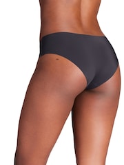 Under Armour Black No Show Pure Stretch Hipster Printed Knickers 3 Pack - Image 5 of 5