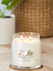 Yankee Candle No Colour Signature Large Jar Scented Candle, Coconut Jar Beach - Image 1 of 3