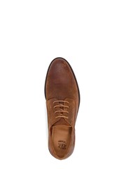 Dune London Natural Blazer Colour Pop Sole Lace-Up Shoes - Image 4 of 5