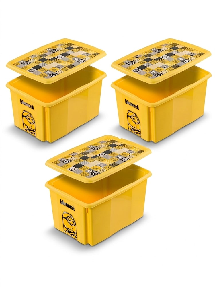 Keeeper 3 Pack 45L Minions Turning Stacking Boxes - Εικόνα 2 του 6 Keeeper 3 Pack 45L Minions Turning Stacking Boxes - Εικόνα 2 του 6