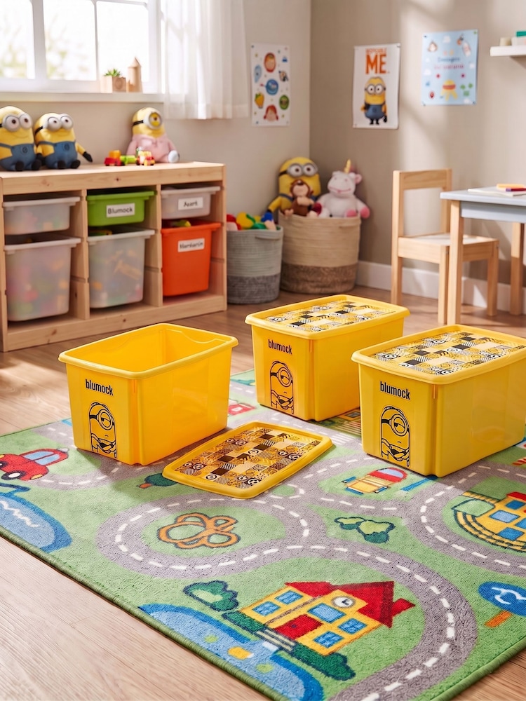 Keeeper 3 Pack 45L Minions Turning Stacking Boxes - Εικόνα 6 του 6 Keeeper 3 Pack 45L Minions Turning Stacking Boxes - Εικόνα 6 του 6