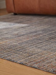 Teal Blue Cooper Textured Rug - Image 2 of 6