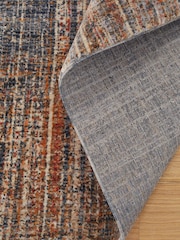 Teal Blue Cooper Textured Rug - Image 5 of 6