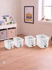 Keeeper 4 Pack Grey Various Sizes Minions Turning Stacking Boxes - Image 5 of 6